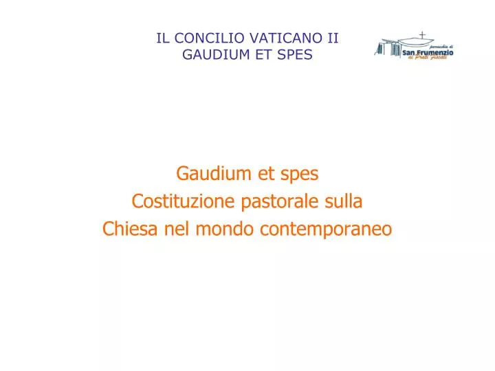 PPT - Gaudium et spes PowerPoint Presentation, free download - ID