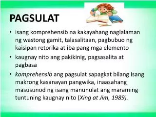 pagsulat