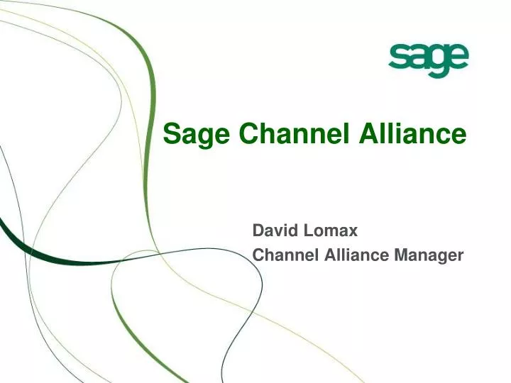 sage channel alliance