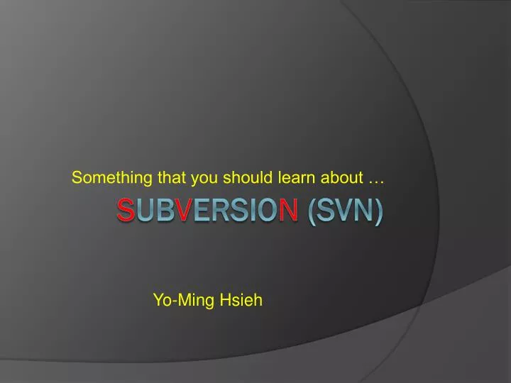 something that you should learn about yo ming hsieh