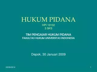 hukum pidana hpi 10102 3 sks