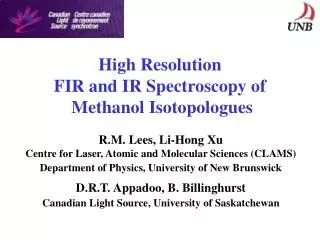 High Resolution FIR and IR Spectroscopy of Methanol Isotopologues
