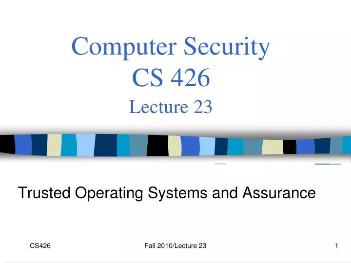computer security cs 426 lecture 23