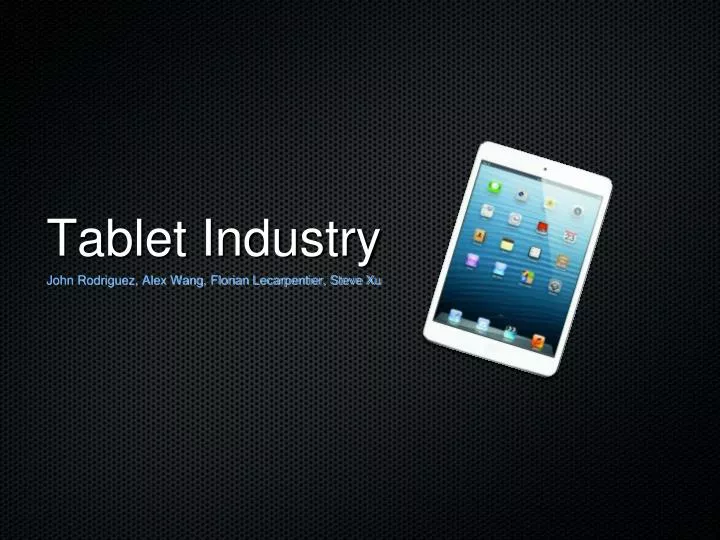 tablet industry