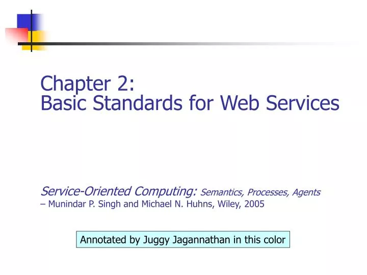 chapter 2 basic standards for web services