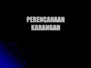 perencanaan karangan