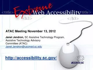 ATAC Meeting November 13, 2012