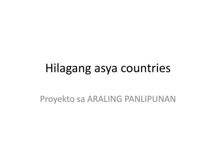 hilagang asya countries