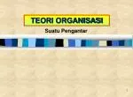 TEORI ORGANISASI - slide 1