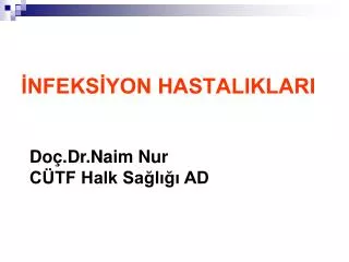 nfeks yon hastaliklari
