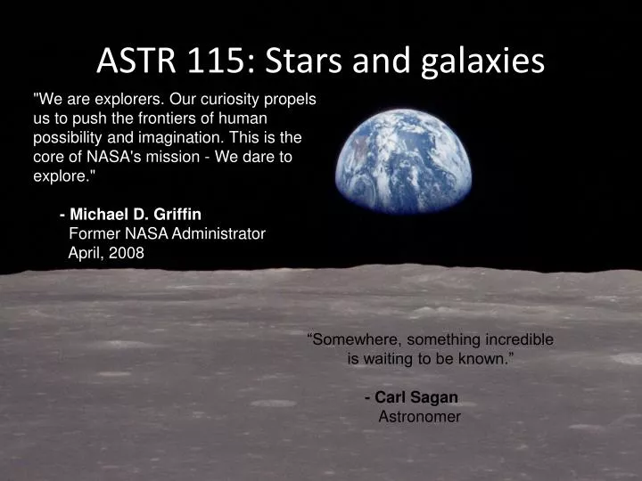 astr 115 stars and galaxies
