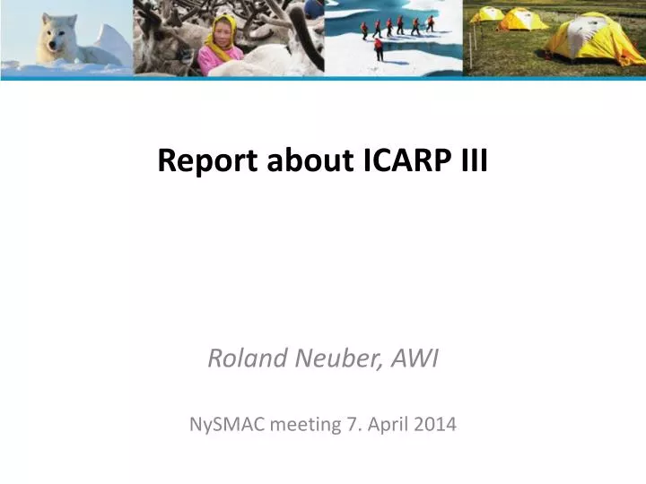 report about icarp iii