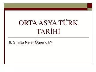 orta asya t rk tar h
