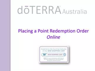 Placing a Point Redemption Order Online