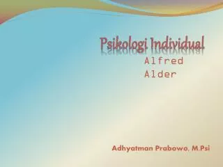 psikologi individual