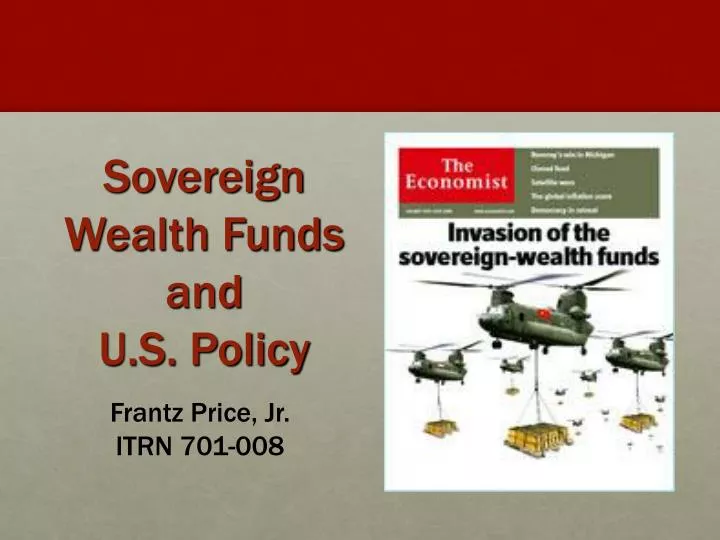 sovereign wealth funds and u s policy