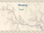 Reading - slide 1