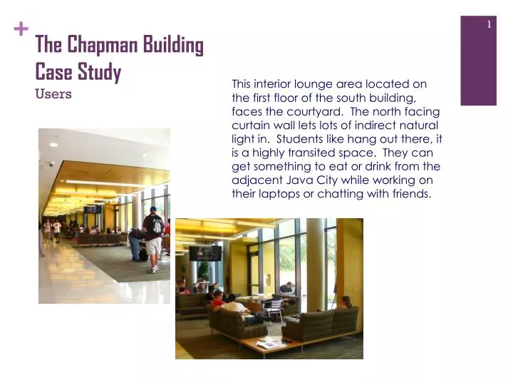 the chapman building case study users