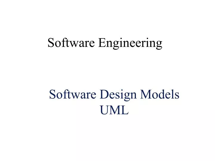 software design models uml