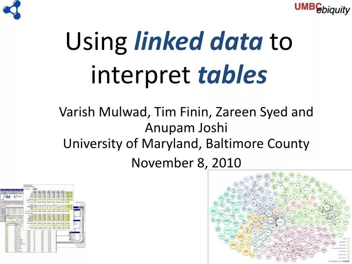 using linked data to interpret tables