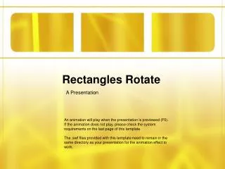 Rectangles Rotate