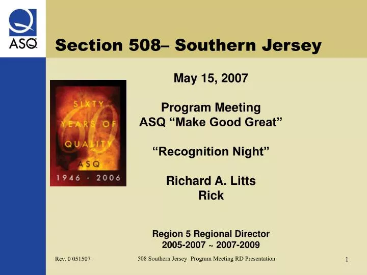 section 508 southern jersey