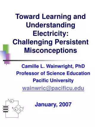 Toward Learning and Understanding Electricity: Challenging Persistent Misconceptions