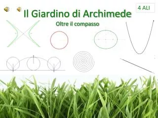 il giardino di archimede oltre il compasso