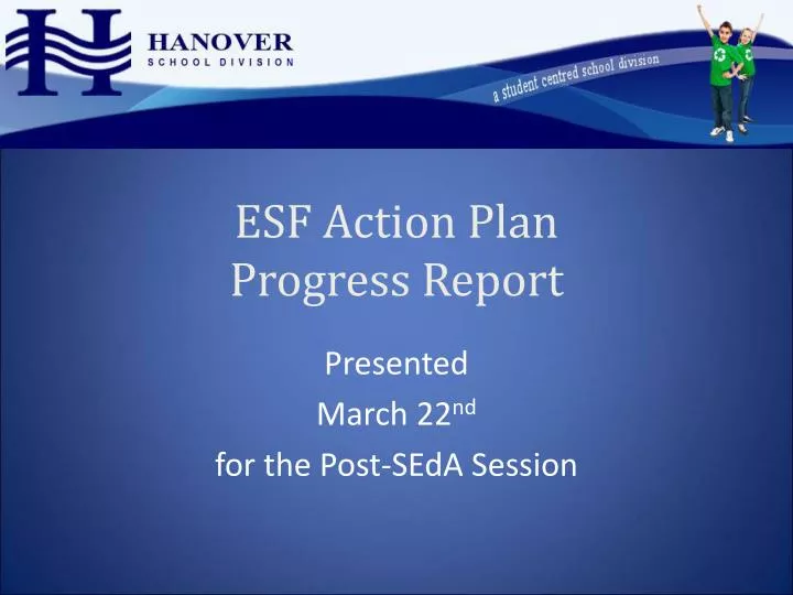 esf action plan progress report