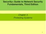 Security+ Guide to Network Security Fundamentals, Third Edition - slide 1