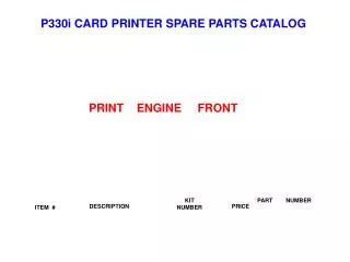 PRINT ENGINE FRONT