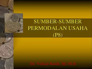 sumber sumber permodalan usaha p8