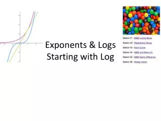 Exponents &amp; Logs Starting with Log