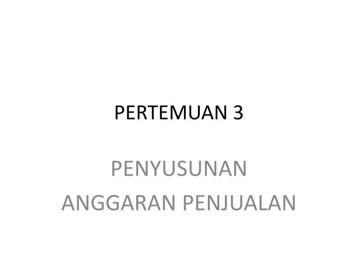 pertemuan 3