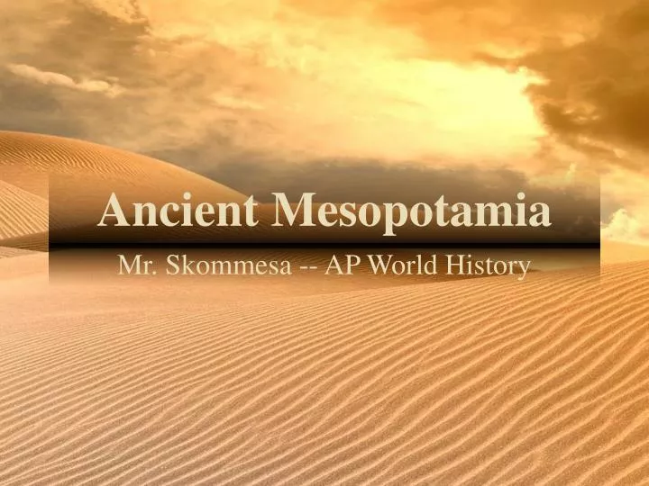 ancient mesopotamia