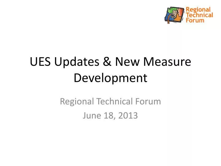 ues updates new measure development