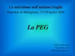 La PEG - slide 1