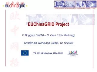 EUChinaGRID Project