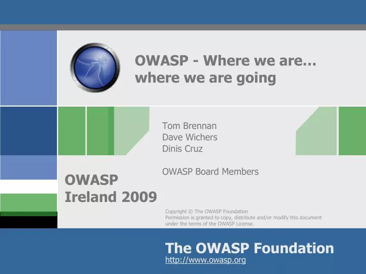 owasp where we are where we are going