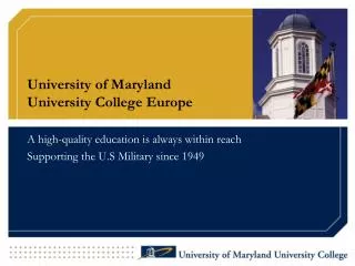 a high quality education is always within reach supporting the u s military since 1949