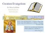 Creation Evangelism - slide 1