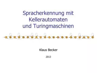 spracherkennung mit kellerautomaten und turingmaschinen