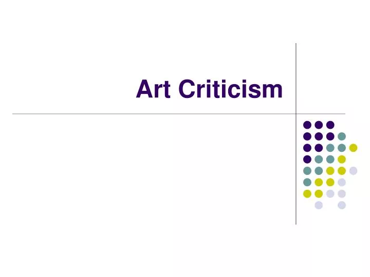 art criticism