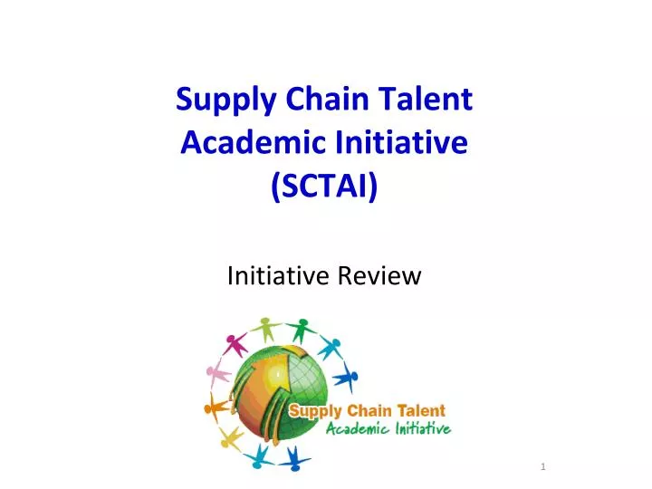 supply chain talent academic initiative sctai