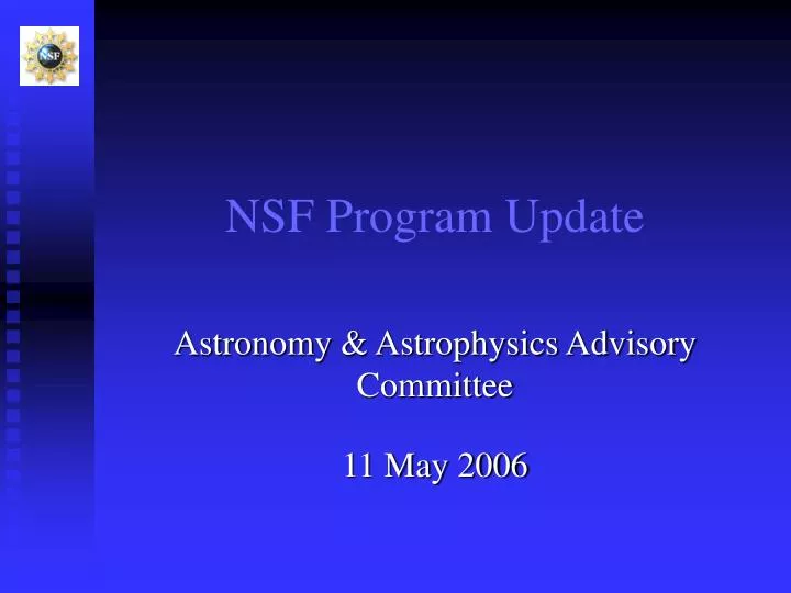 nsf program update