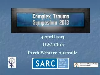 4 April 2013 UWA Club Perth Western Australia