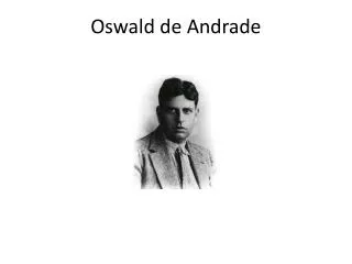 oswald de andrade