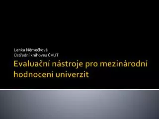 lenka n me kov st edn knihovna vut