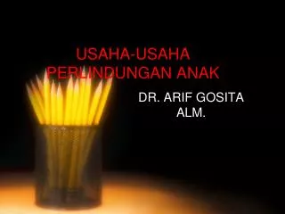 usaha usaha perlindungan anak