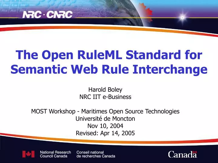 the open ruleml standard for semantic web rule interchange